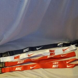 Nike Lanyard in Red, White, and Black